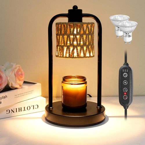 Candle warmer lamp with timer - warmer,