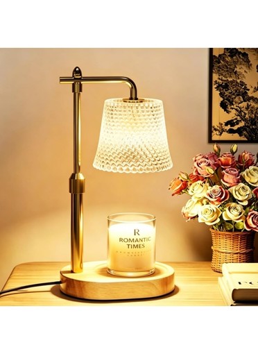 Candle warmer lamp with - candle,