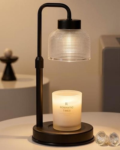 Candle warmer lamp with timer - with,