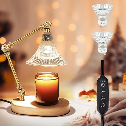 Candle warmer lamp with - warmer, timer