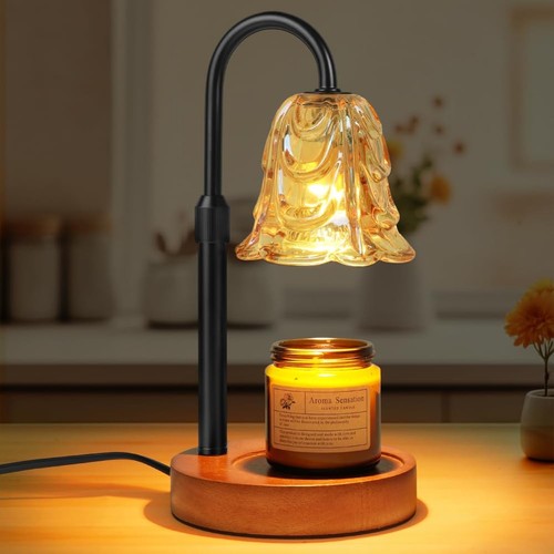 Candle warmer lamp with - warmer, timer