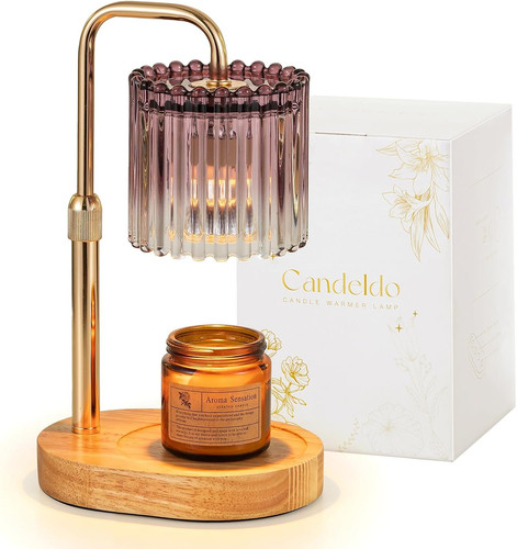 Purple candle warmer lamp - warmer, with