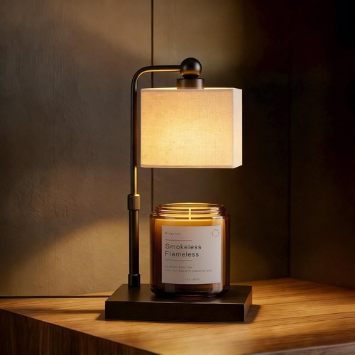 Candle warmer lamp with - candle,