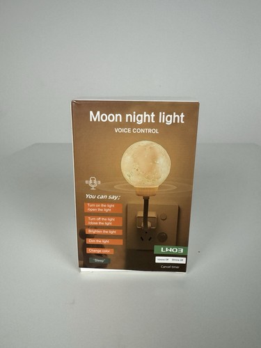 Voice control moon night - control, light