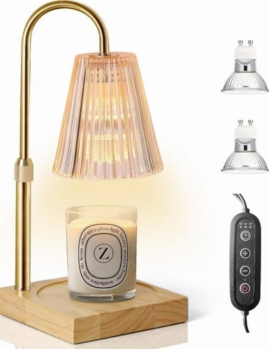 Candle warmer lamp with timer - candle,
