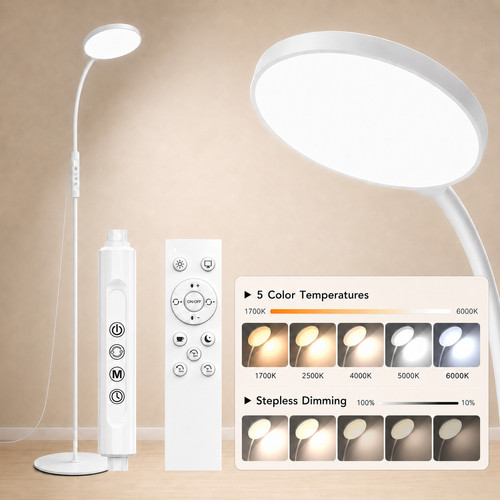 Led floor lamp colour - floor, 5