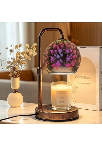 Candle warmer lamp with - candle,