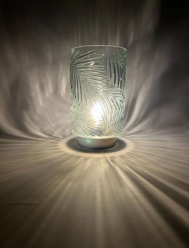 Glass cordless table lamp - glass,