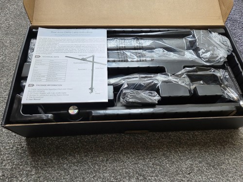 Led dual arm clamp desk - led,