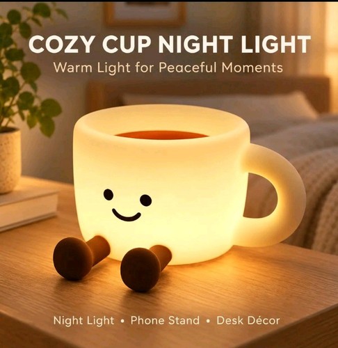 Coffee cup kids - night, light