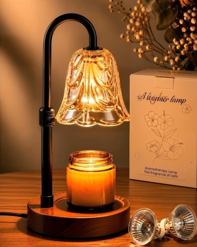 Candle warmer lamp with timer - warmer,