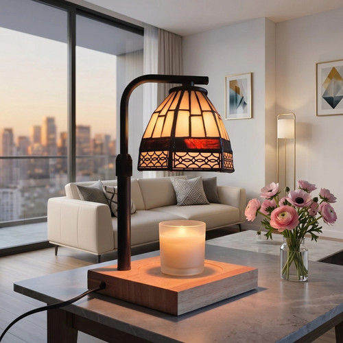 Tiffany style candle warmer - tiffany,