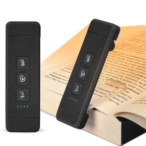 Usb rechargeable clip book - clip-on,