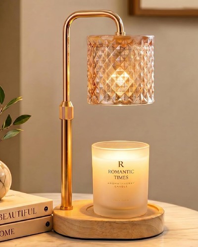 Candle warmer lamp with timer - candle,