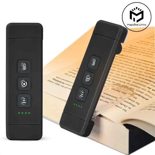 Usb rechargeable clip book - clip-on,
