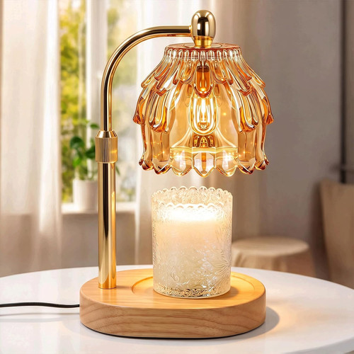 Candle warmer lamp with - candle,