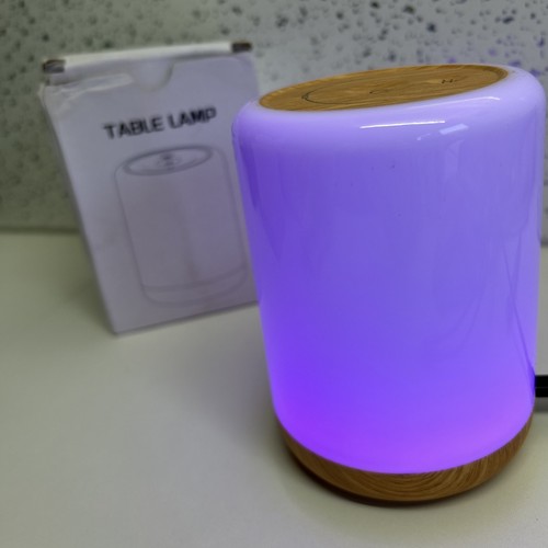 Colour changing table lamp - changing,