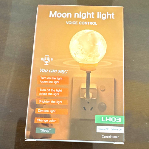 Led moon lamp plug - led,