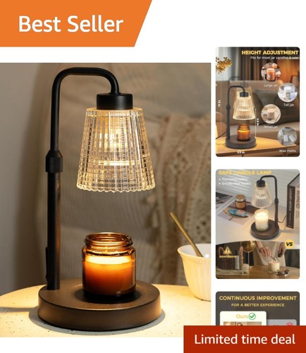 Candle warmer lamp with timer - candle,