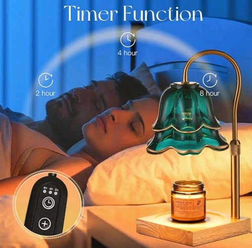 Candle warmer lamp with timer - candle,